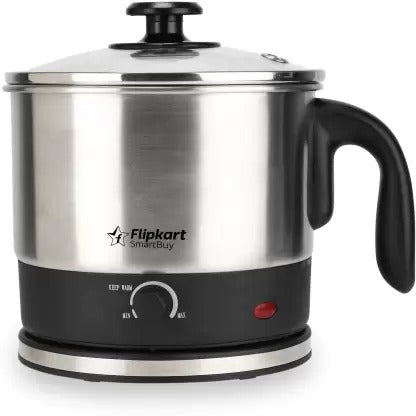 Open Box, Unused Flipkart SmartBuy FKSBMK12 Multi Cooker Electric Kettle 1.2 L Black