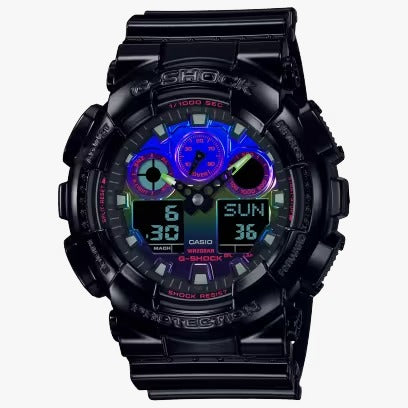 Casio G-shock Analog-digital Watch GA-100RGB-1A