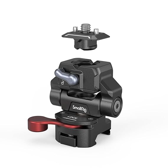 SmallRig Drop-in HawkLock Mini Quick Release Monitor Mounting Support with Nato Clamp 3601B