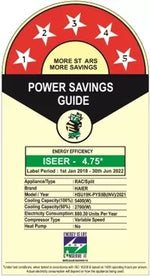 Load image into Gallery viewer, Open Box, Unused Haier 1.6 Ton 5 Star Split Inverter AC White HSU19K-PYS5B(INV Copper Condenser
