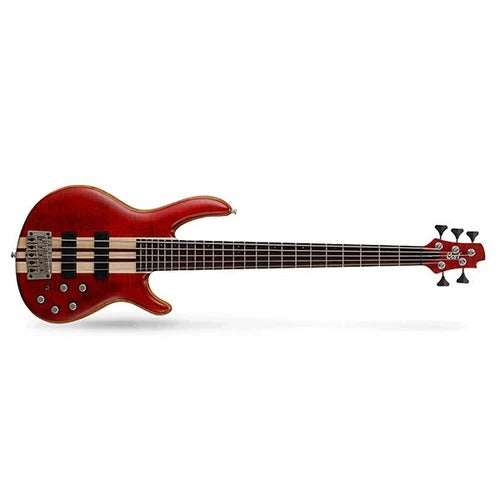 Cort A5 PLUS FMMH 5 String Bass Guitar Panga Panga Fretboard