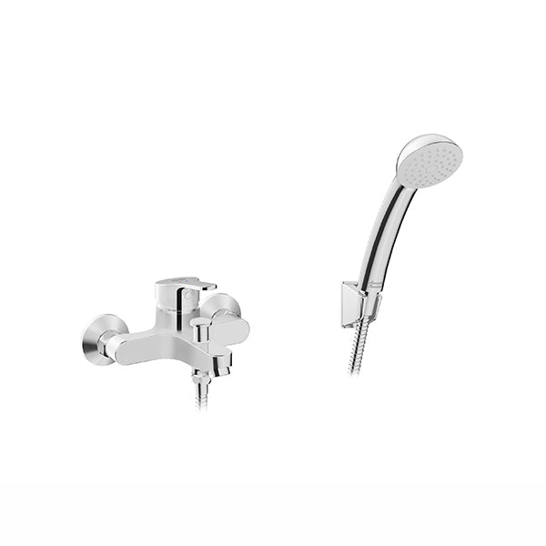 American Standard Concept Round Exposed Bath & Shower Mixer with Shower Kit FFAS1411-601500BF0