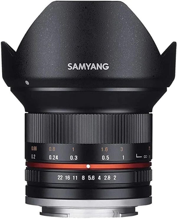 Used Samyang 12mm F2.0 NCS CS Photo Manual Camera Lens