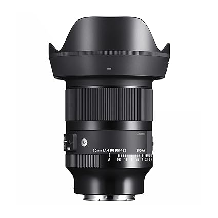 Sigma 20mm f/1.4 DG DN Art Lens for Sony E Mount Mirrorless Cameras