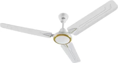 Open Box Unused Eveready Super Fab m White 1200 mm 3 Blade Ceiling Fan White