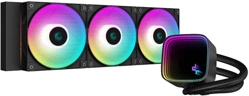 Open Box Unused Deepcool LS720 SE 360 mm ARGB CPU Liquid Cooler I AIO R-LS720-BKAMMM-G-1 Cooler