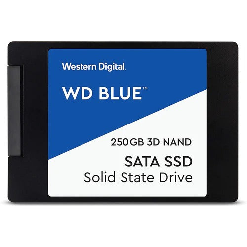 Open Box Unused Western Digital WD Blue 6.35 cm 2.5iInch SATA SSD, 550MB/s R, 525MB/s W 5 Y Warranty 250GB