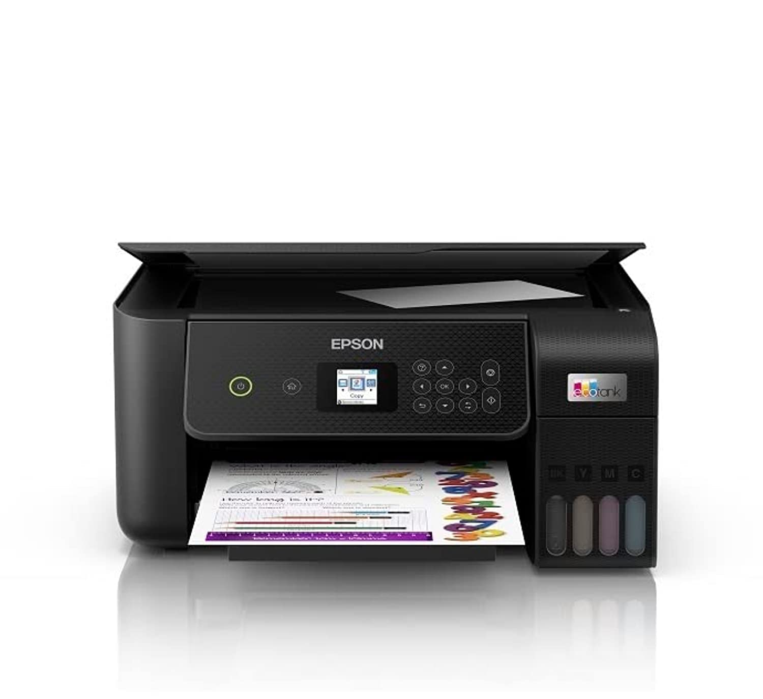 Open Box Unused Epson Ecotank L3260 A4 Wi-Fi All-in-One Wireless Colour Solid Ink Printers, Black