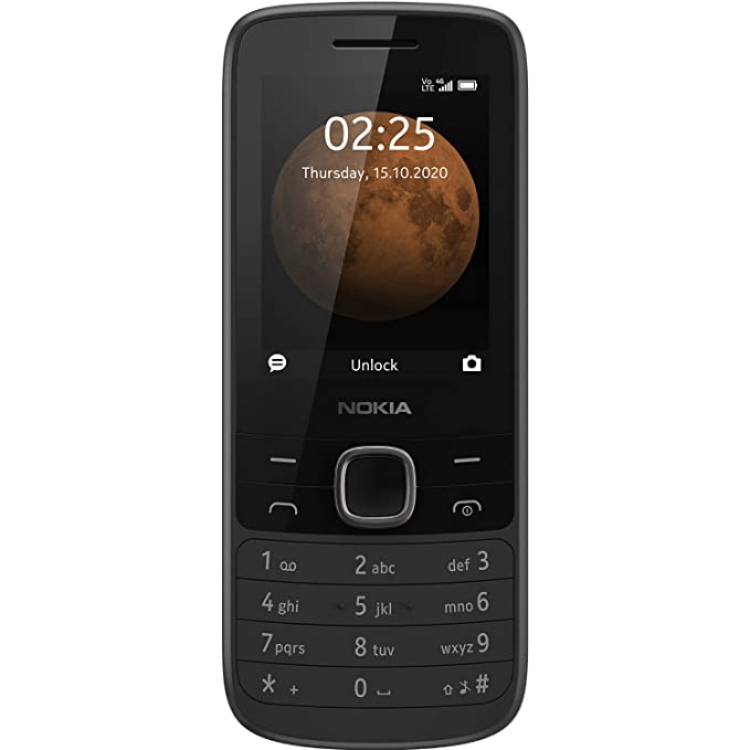 Open Box Unused Nokia 225 4G Dual SIM Feature Phone with Long Battery Life