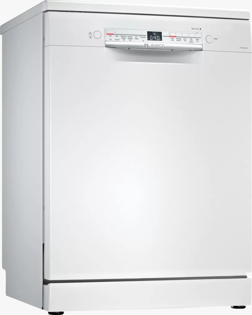 Bosch Series 6 Free-standing Dishwasher 60 Cm White SMS6ITW00I