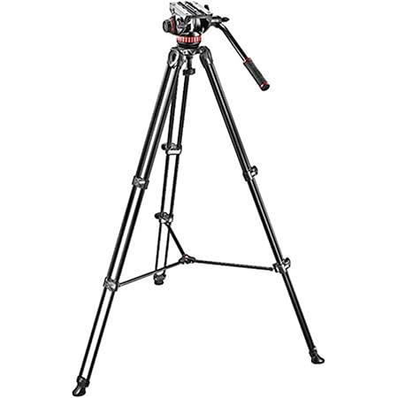 Manfrotto MVK502AM-1 502 Fluid Video Head Alu Twin Leg Tripod