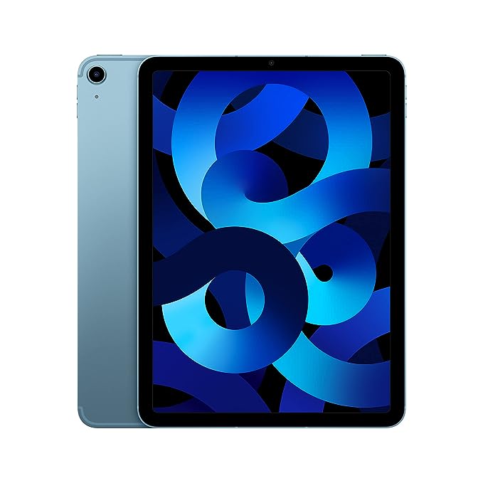 Open Box Unused Apple iPad Air 5th Generation with M1 chip, 27.69 cm (10.9″) Liquid Retina Display 64GB, Wi-Fi 6 + 5G Cellular
