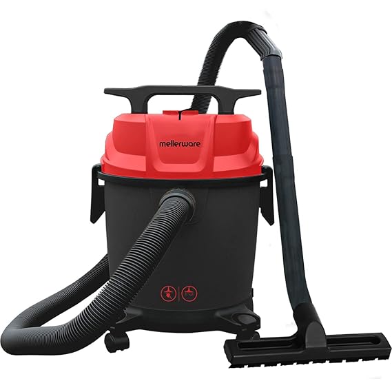 Open Box Unused Inalsa Mellerware Wet & Dry 1200W MWVC01 3in1 Multifunction 14KPA Suction Wet & Dry Vacuum Cleaner Black Red