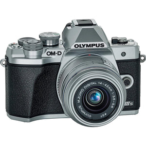 Olympus OM-D E-M10 Mark IIIs Silver Body with Silver M.Zuiko Digital 14-42mm F3.5-5.6 IIR Lens V207111SU000