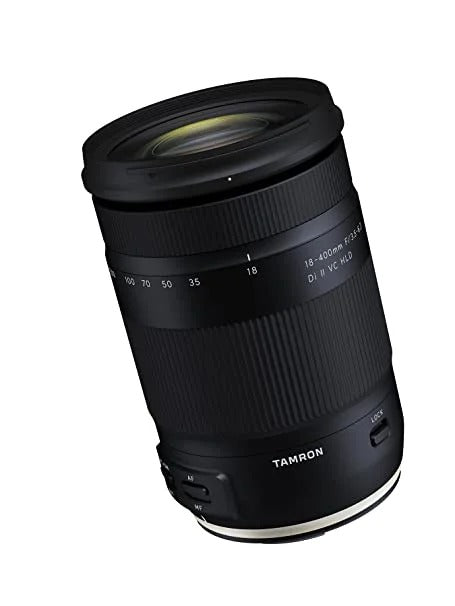 Canon APS-C डिजिटल SLR कैमरा के लिए प्रयुक्त टैम्रॉन 18-400mm F/3.5-6.3 DI-II VC HLD ऑल-इन-वन ज़ूम लेंस