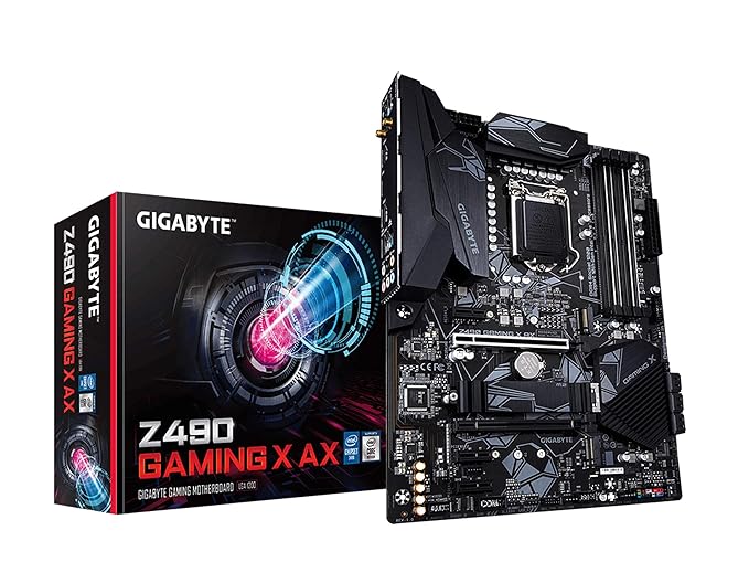 Open Box Unused Gigabyte Z490 Gaming X AX (LGA 1200/Intel/Z490/ATX/Dual M.2/SATA 6Gb/s/USB 3.2 Gen 2/WiFi 6/Gaming Motherboard