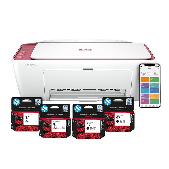 Open Box Unused HP Ink Advantage Ultra 4929 Wired Colour Home Inkjet Printers,Copy,Scan,Self Reset WiFi,Smart App Setup,Print Per Page Cost Starting at 44Paise/Page