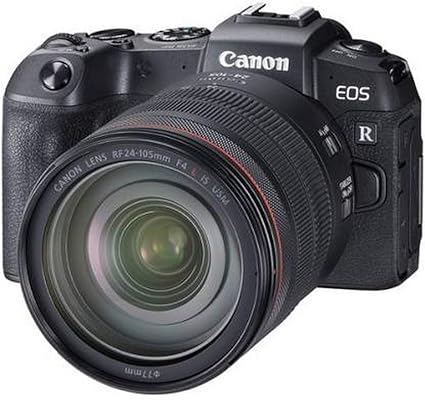 Open Box, Unused Canon Digital Camera EOS RP 24-105 USM Lens Black