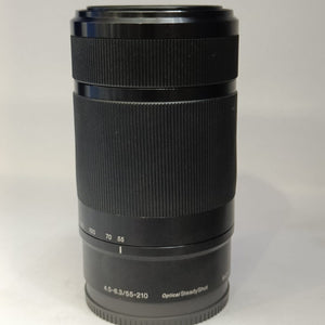 Used Sony E 55-210mm F4. 5-6. 3 Lens for Sony E-Mount Cameras Black