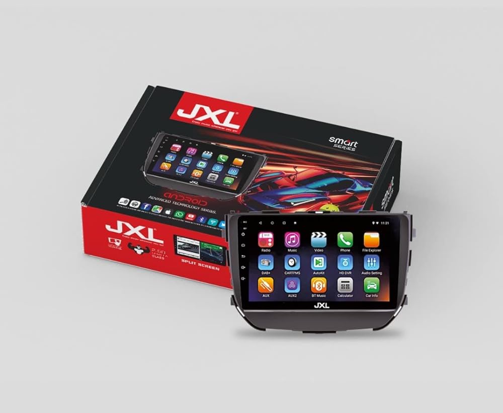 Open Box, Unused JXL 9 Inch Car Android 2GB/32GB Touch Screen Quad Core Processor 1080P HD Screen Car Stereo