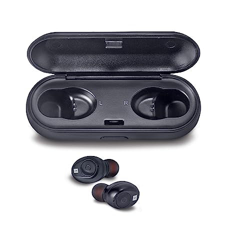 Open Box, Unused iBall EarWear TW101 Truly Wireless Bluetooth in Ear Headphone with Mic Black