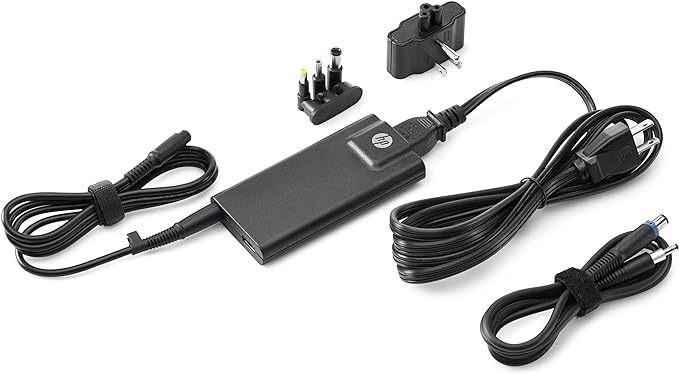 Open Box Unused HP 65W Slim AC Adapter with USB Port G6H47AA Pack of 2