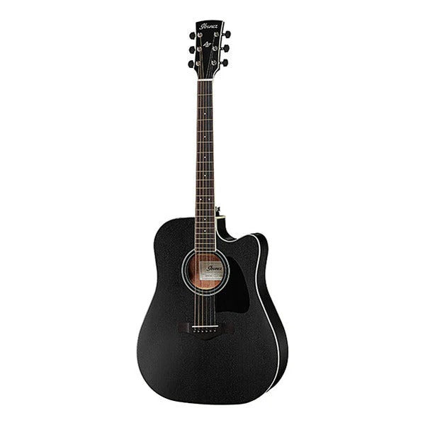 Ibanez AW84CE Artwood Dreadnought Cutaway Electro Acoustic Guitar Weathered Black