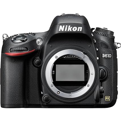 Used Nikon D610 24.3 MP Digital SLR Camera Black with Body Only
