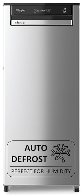 Open Box, Unused Whirlpool 192 L 3 Star Vitamagic Pro Frost Free Direct-Cool Single Door Refrigerator 215 Vitamagic Pro Prm 3S Magnum Steel Z Fridge, Silver, Auto Defrost Technology, 2024 Model