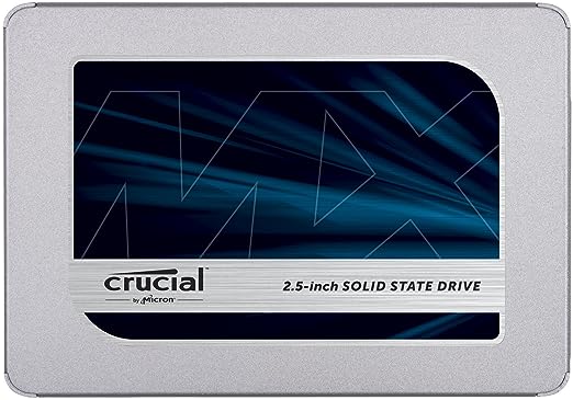 Open Box Unused Crucial MX500 250GB SATA 6.35 cm 2.5-inch 7mm Internal SSD CT250MX500SSD1