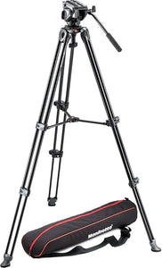 Manfrotto MVK500AM Tripod With Fluid Video Head Lightweight With Side Lock