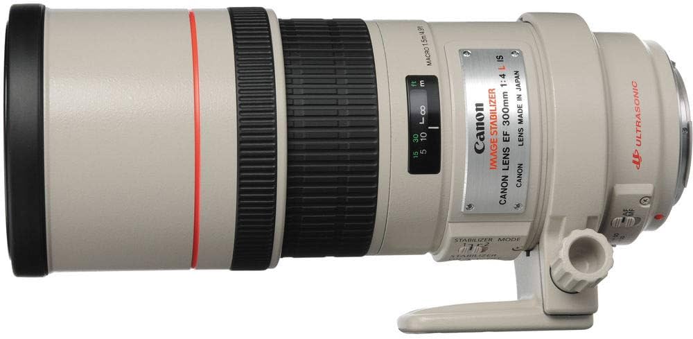 Used Canon EF 300mm f/4L IS USM Telephoto Fixed Lens