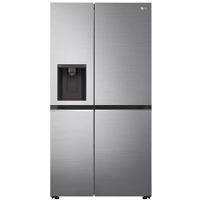 Open Box, Unused LG 674 L Frost-Free Smart Inverter Compressor Wi-Fi Side-By-Side Refrigerator GC-L257SL4L, Platinum Silver III