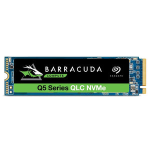 Open Box Unused Seagate Barracuda Q5 SSD 500GB up to 2400 MB/s Internal M.2 NVMe PCIe Gen3 ×4, 3D QLC for Desktop or Laptop 1 Year Rescue Services ZP500CV3A001