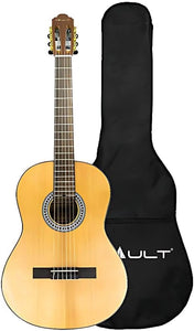 Vault CL-40 4/4 size Premium Solid Spruce-Top Classical Guitar with Gigbag