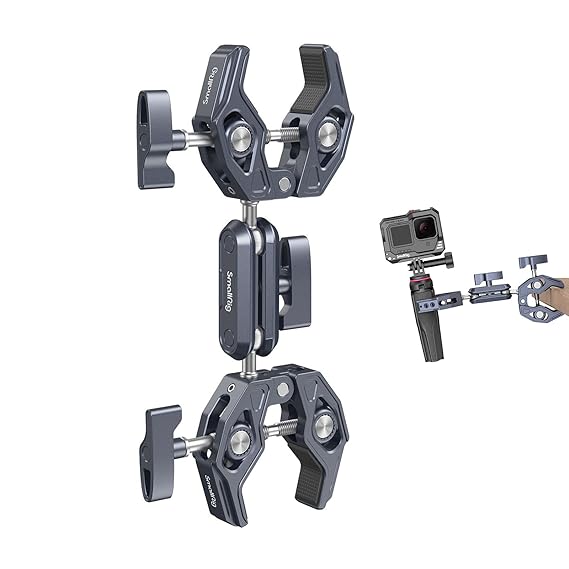 SmallRig Super Clamp with Double Crab-Shaped Clamps 4103
