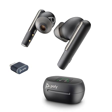 Open Box Unused Poly Plantronics Voyager Free 60+ Uc Tws Earbuds,Anc,Smart Charge Case W/Touch Controls