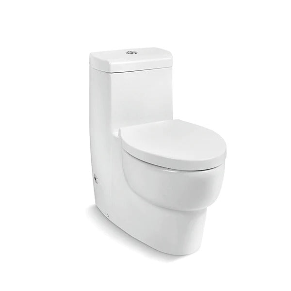 सफेद रंग में एक्वापिस्टन फ्लश के साथ कोहलर ओवे कम्फर्ट हाइट डुअल फ्लश कॉम्पैक्ट लम्बा शौचालय