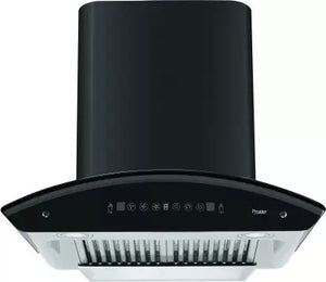 Open Box, Unused Prestige Oscar 600 Auto Clean Wall Mounted Chimney Black 1100 CMH