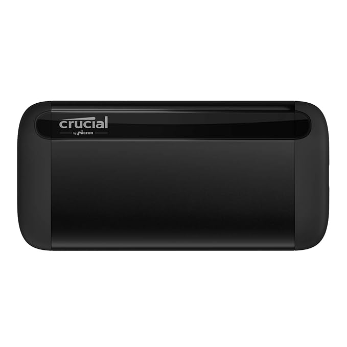 Open Box Unused Crucial X8 1TB Portable SSD Up to 1050MB/s USB 3.2 External Solid State Drive