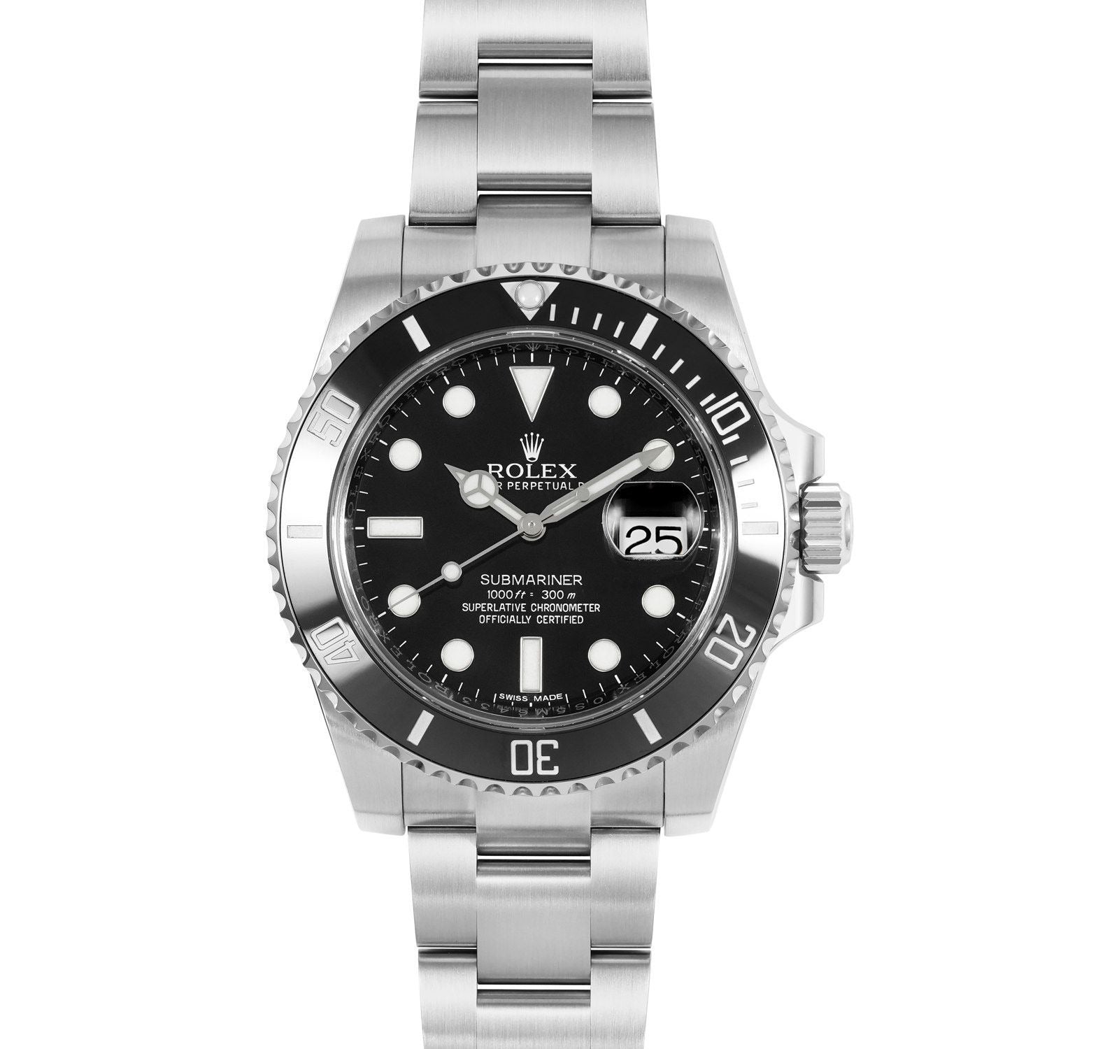 Pre Owned Rolex Submariner Men Watch 116610LN-BLKIND-G16A