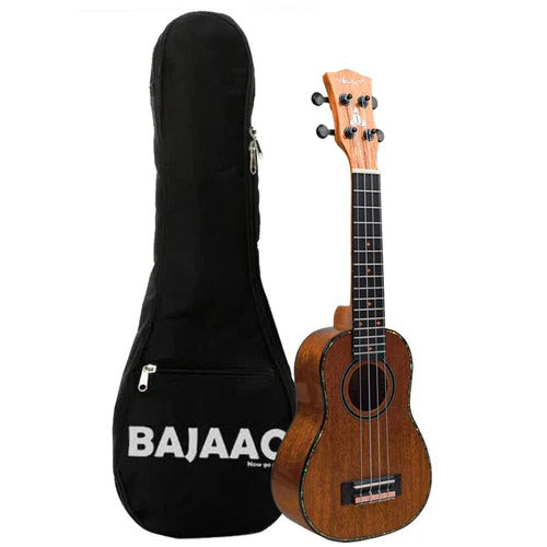 Vault Performer Pro 21Inch All Solid Mahogany Premium Soprano Ukulele With EQ & Gigbag