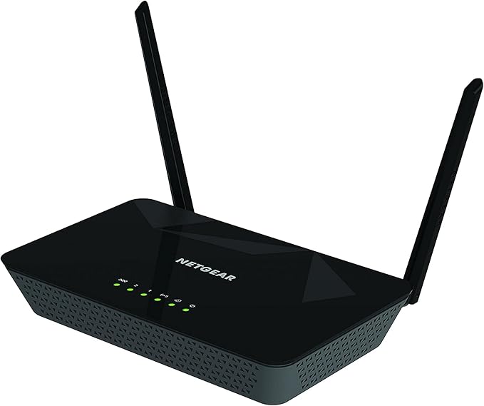 Open Box Unused Netgear D1500 N300 WiFi DSL Built-in ADSL2+ Modem Router