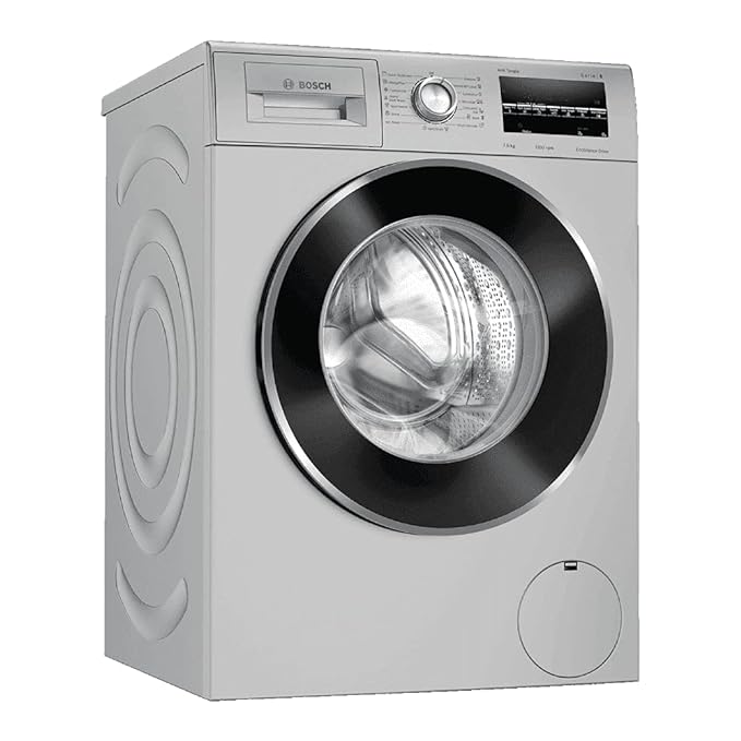 Open Box, Unused Bosch 7 kg Fully-Automatic Front Loading Washing Machine WAJ2446SIN Silver