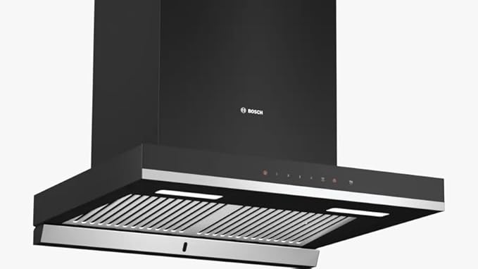 Bosch 60 Cm Self Clean Technology Glass Kitchen Chimney DWBA68J60I