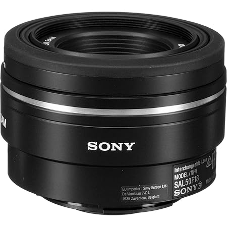 Open Box, Unused Sony 50 mm f/1.8 SAM DT Prime Lens for Sony Alpha DSLR Camera