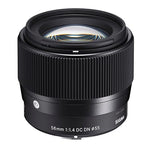 Load image into Gallery viewer, Used Sigma 56Mm F/1.4 Dc Dn Contemporary Lens for E-Mount Mirrorless Cameras Aps-C Format Black
