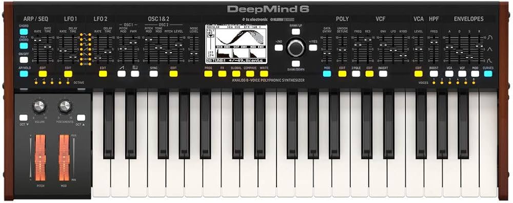 Behringer DeepMind 6 Analog 6-Voice Polyphonic Synthesizer