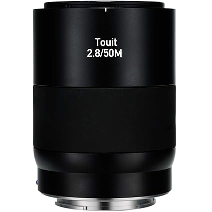 Used Zeiss Touit 2.8/50M Macro Camera Lens for Sony E-Mount Mirrorless Cameras Black