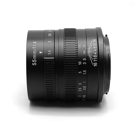 Used 7artisans 55mm F1.4 APS-C Manual Fixed Lens